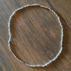 Beaded Choker, Silver 🥈